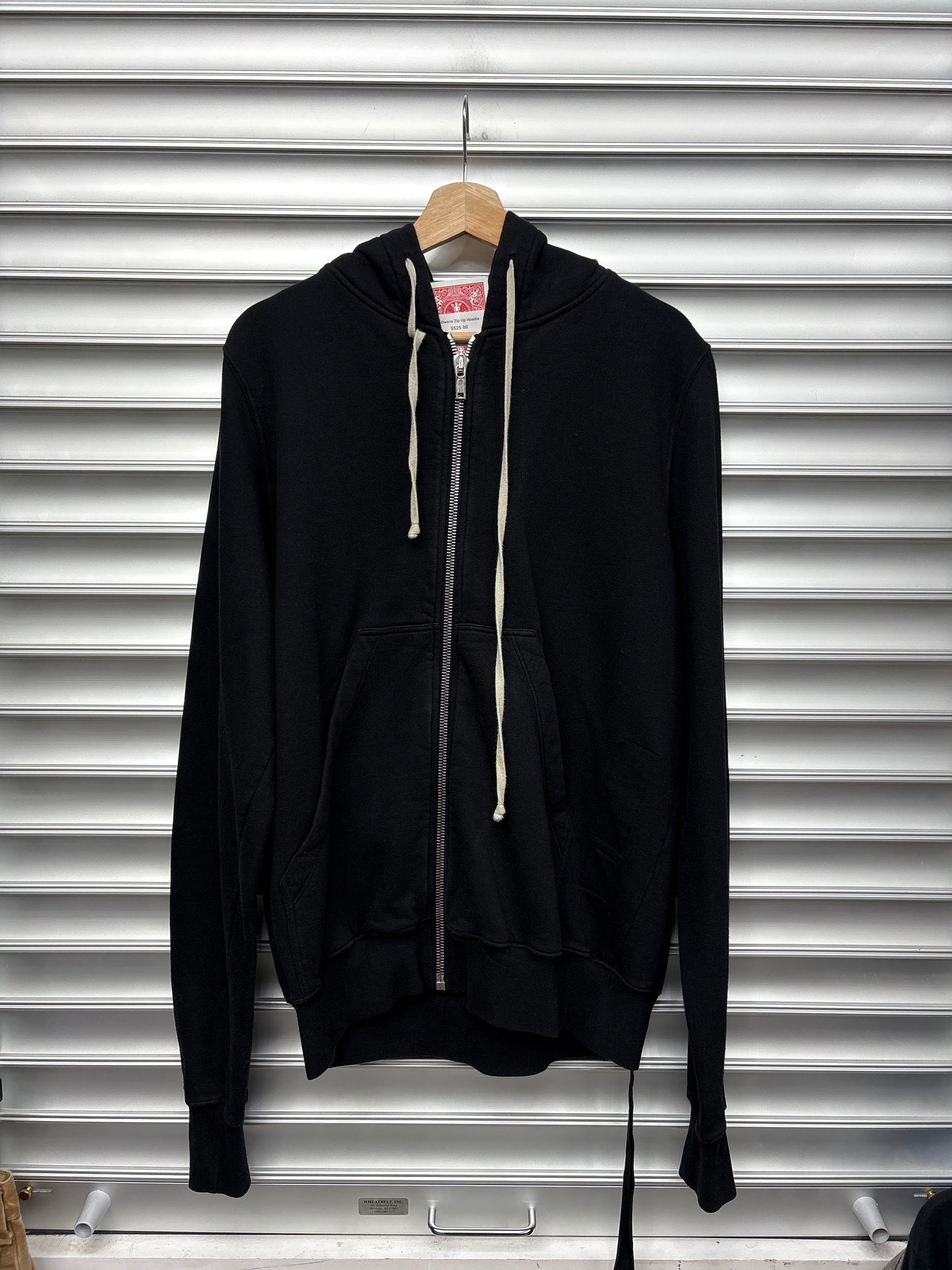 Rick Owens Zip Up Hoodie - L