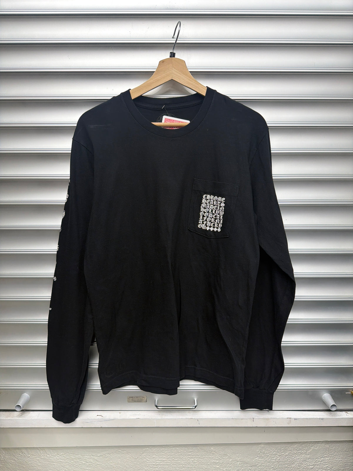 Chrome Hearts Longsleeve Pocket Tee - M**