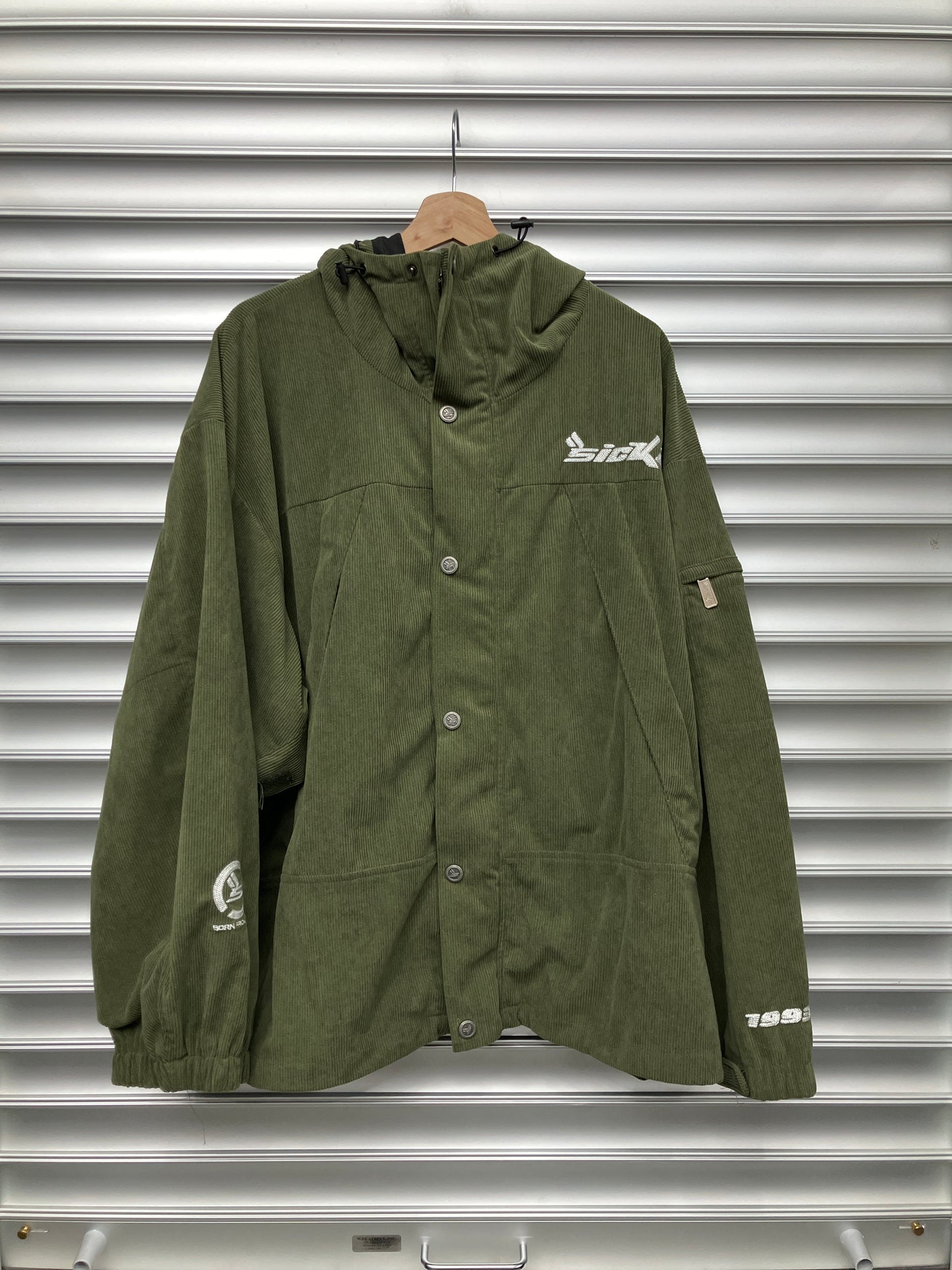 Sicko Green Corduroy Parka - 2XL*