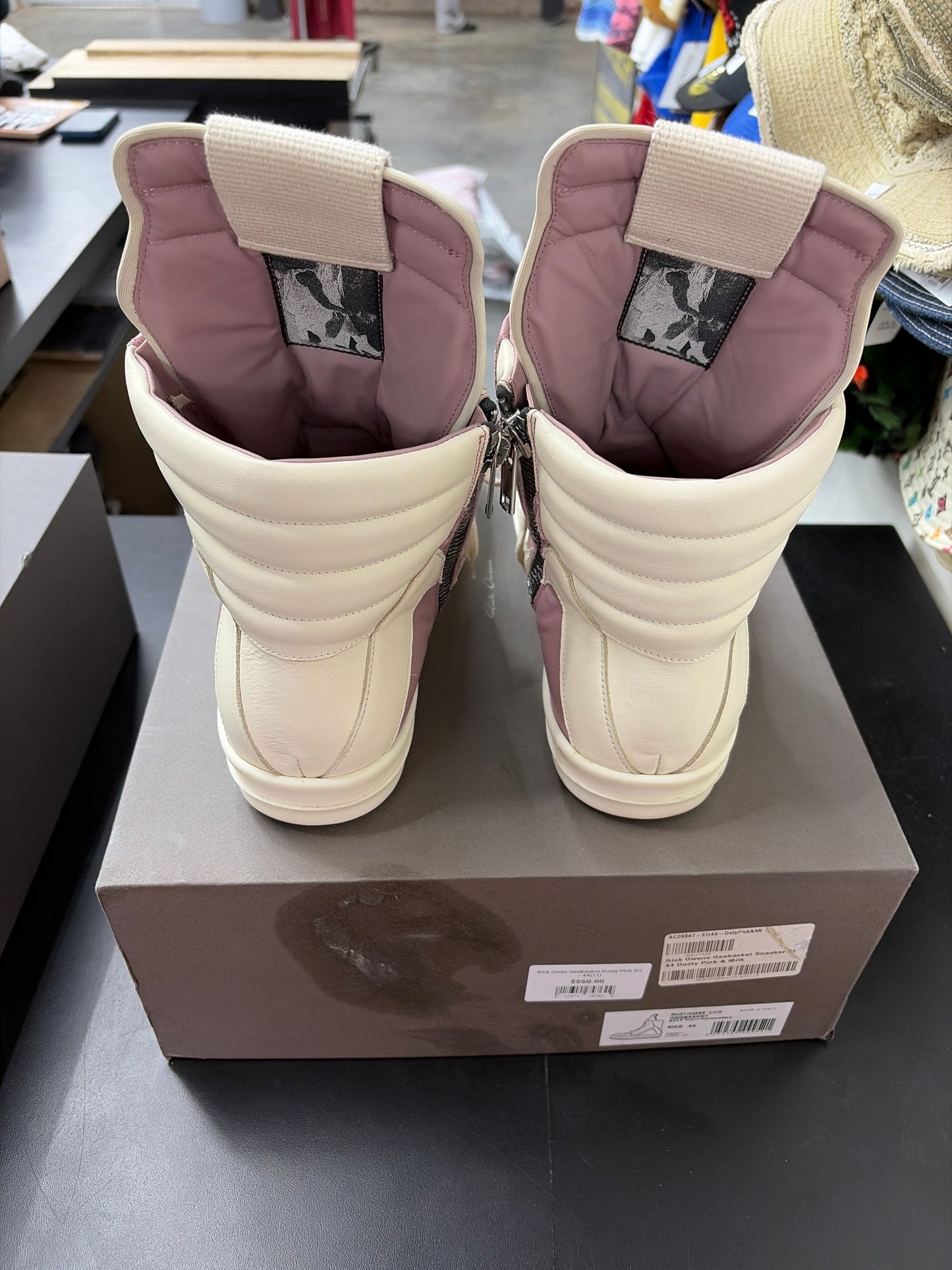 Rick Owen Geobasket Dusty Pink (U) - 44(11)