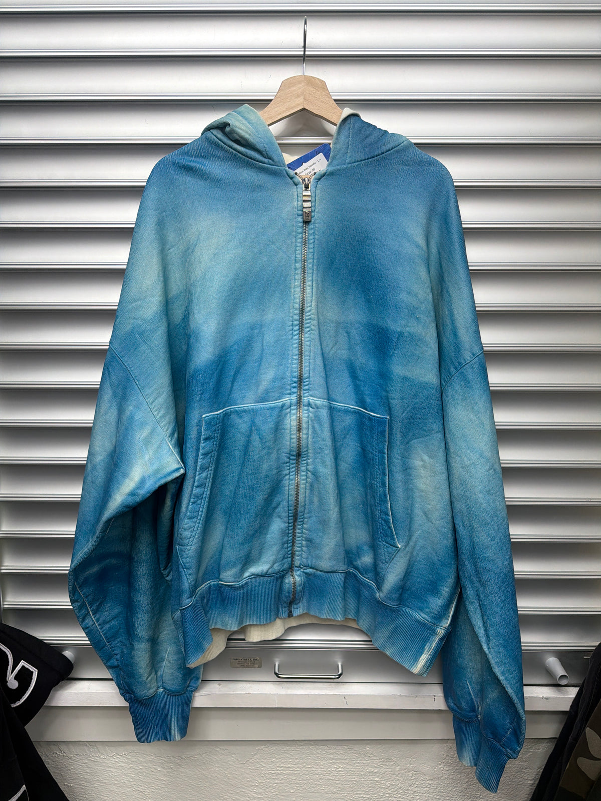 PDF Blue Wax Hoodie - L**