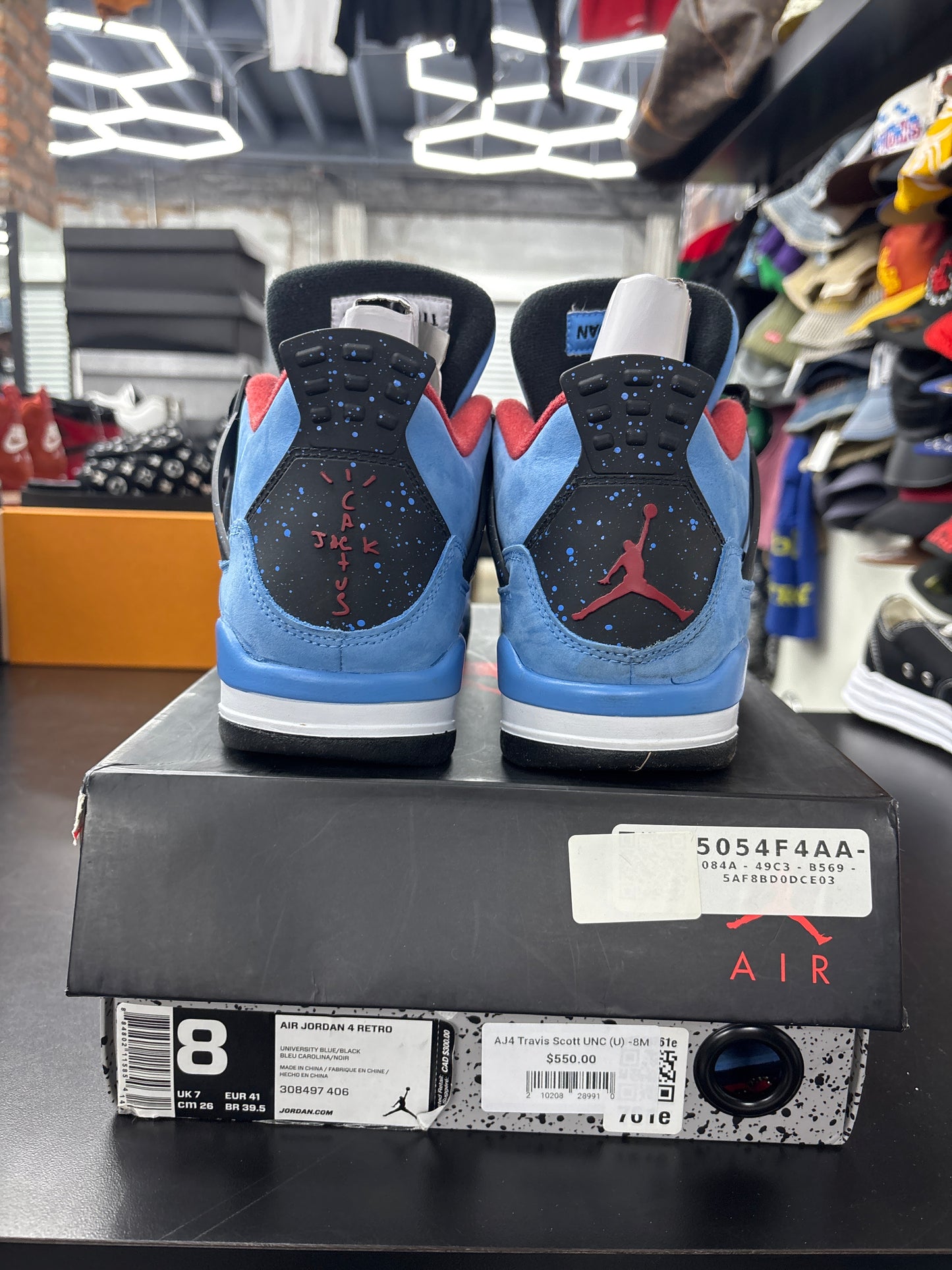 AJ4 Travis Scott UNC (U) -8M