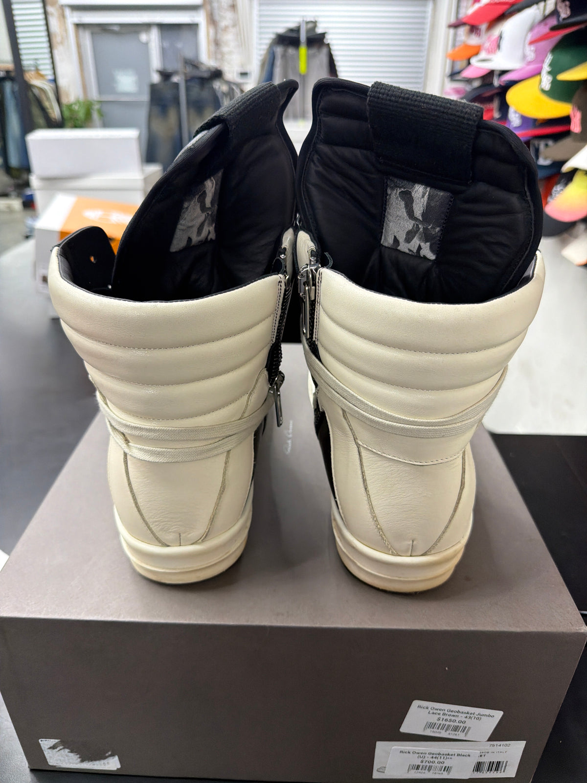 Rick Owen Geobasket Black (U) - 44(11)**