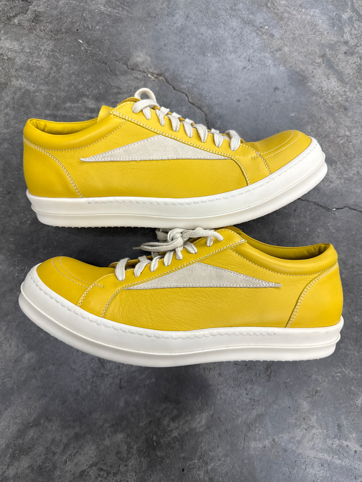 Rick Owen Vintage Yellow Leather (U) - 44(11) (NB)**
