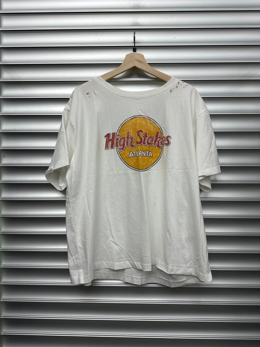 High Stakes ATL White Tee - M