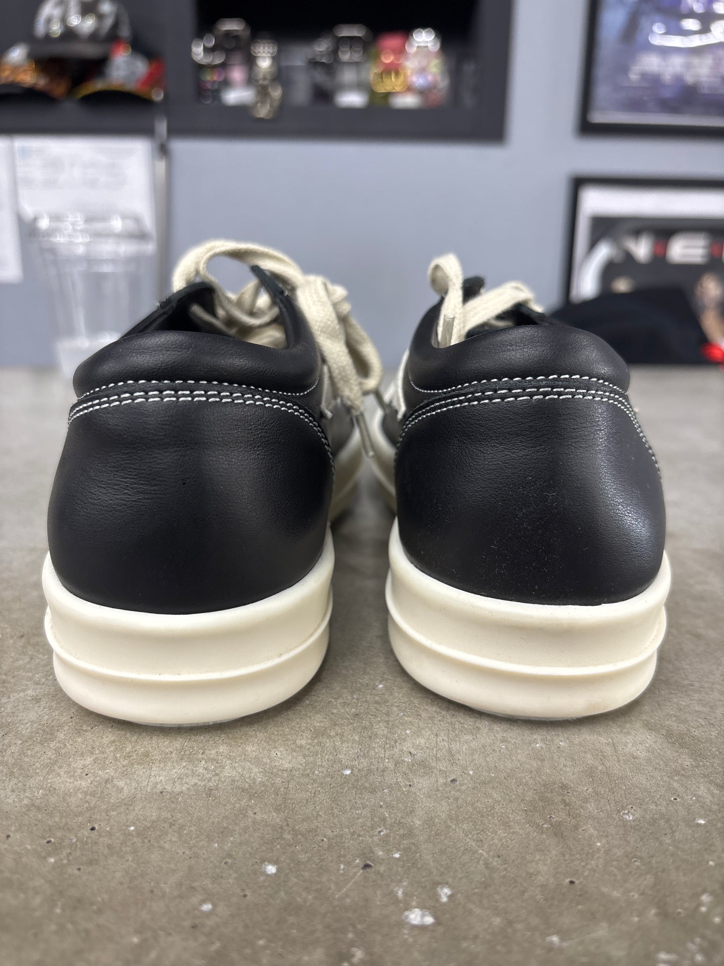 Rick Owen Vintage Black Leather (U) - 37 (NB)