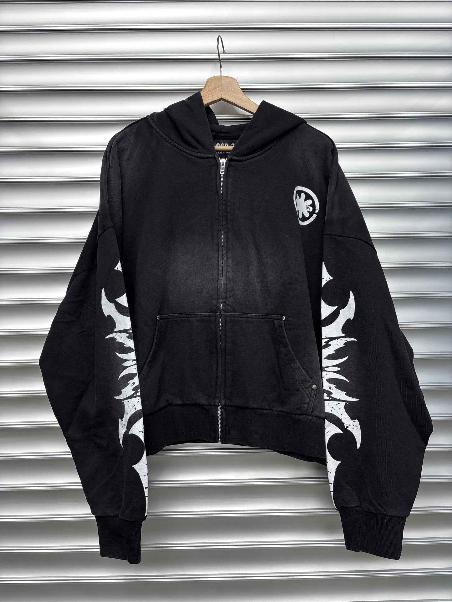 Black Lost Shadows Hoodie - M