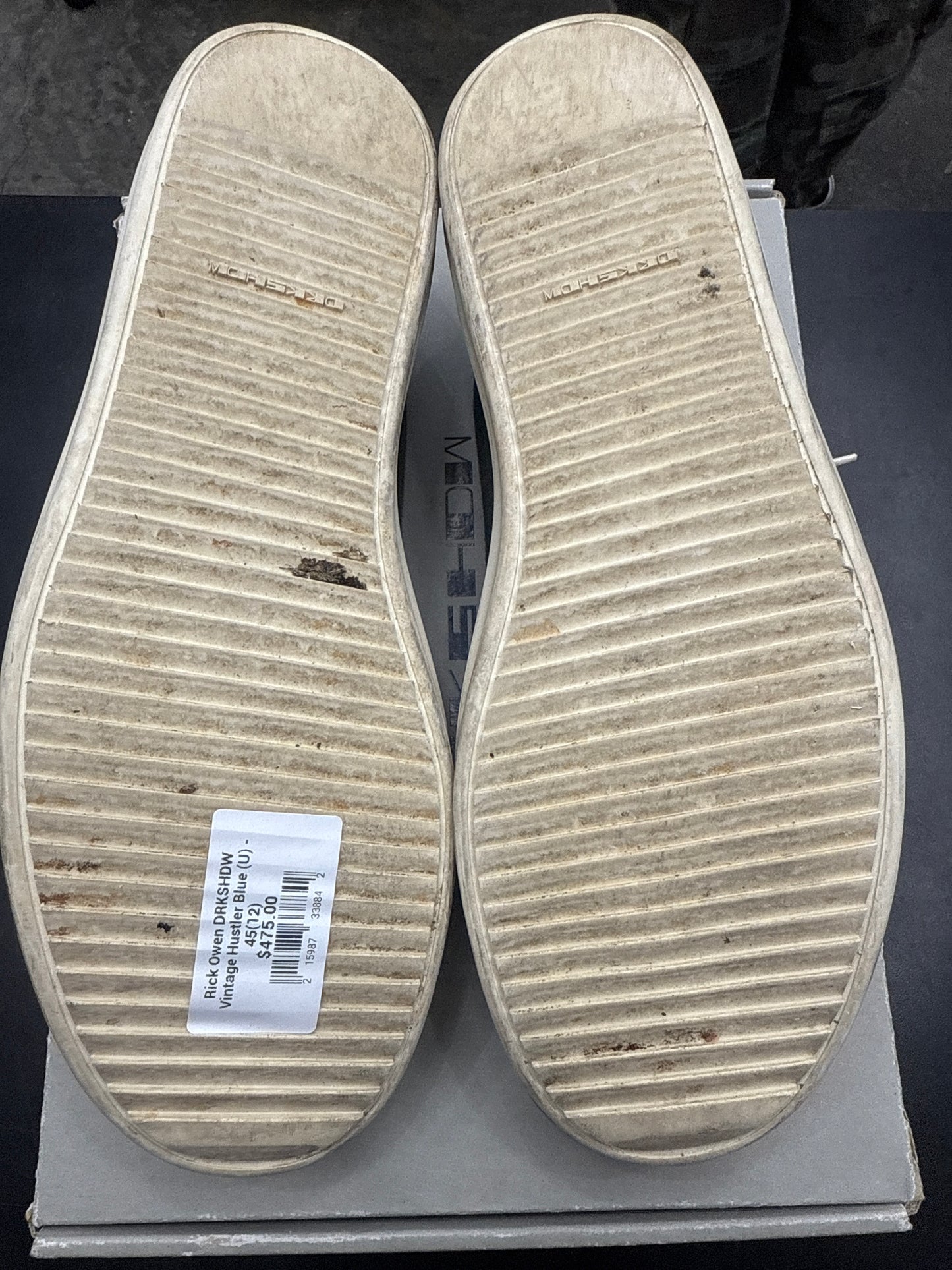 Rick Owen DRKSHDW Vintage Hustler Blue (U) - 45(12)