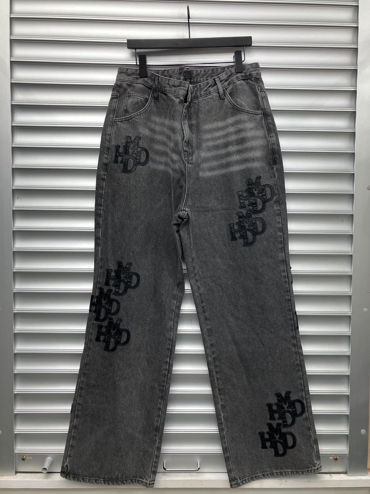 HMDD Black Patch Denim - XXL
