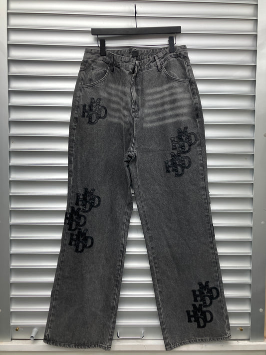 HMDD Black Patch Denim - XXL*