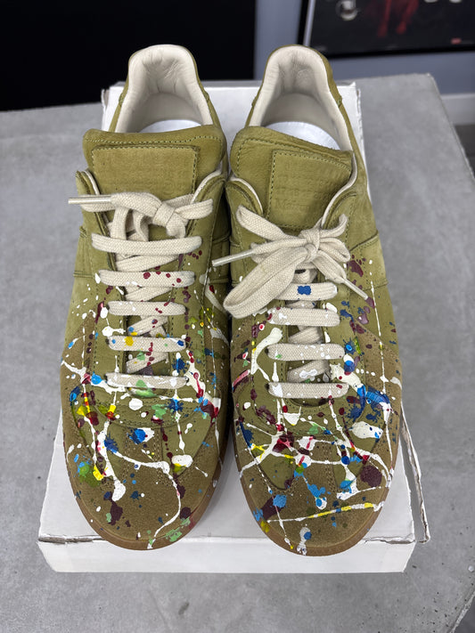 Maison Margiela Replica Olive Paint Splatter (U) - 41(8)