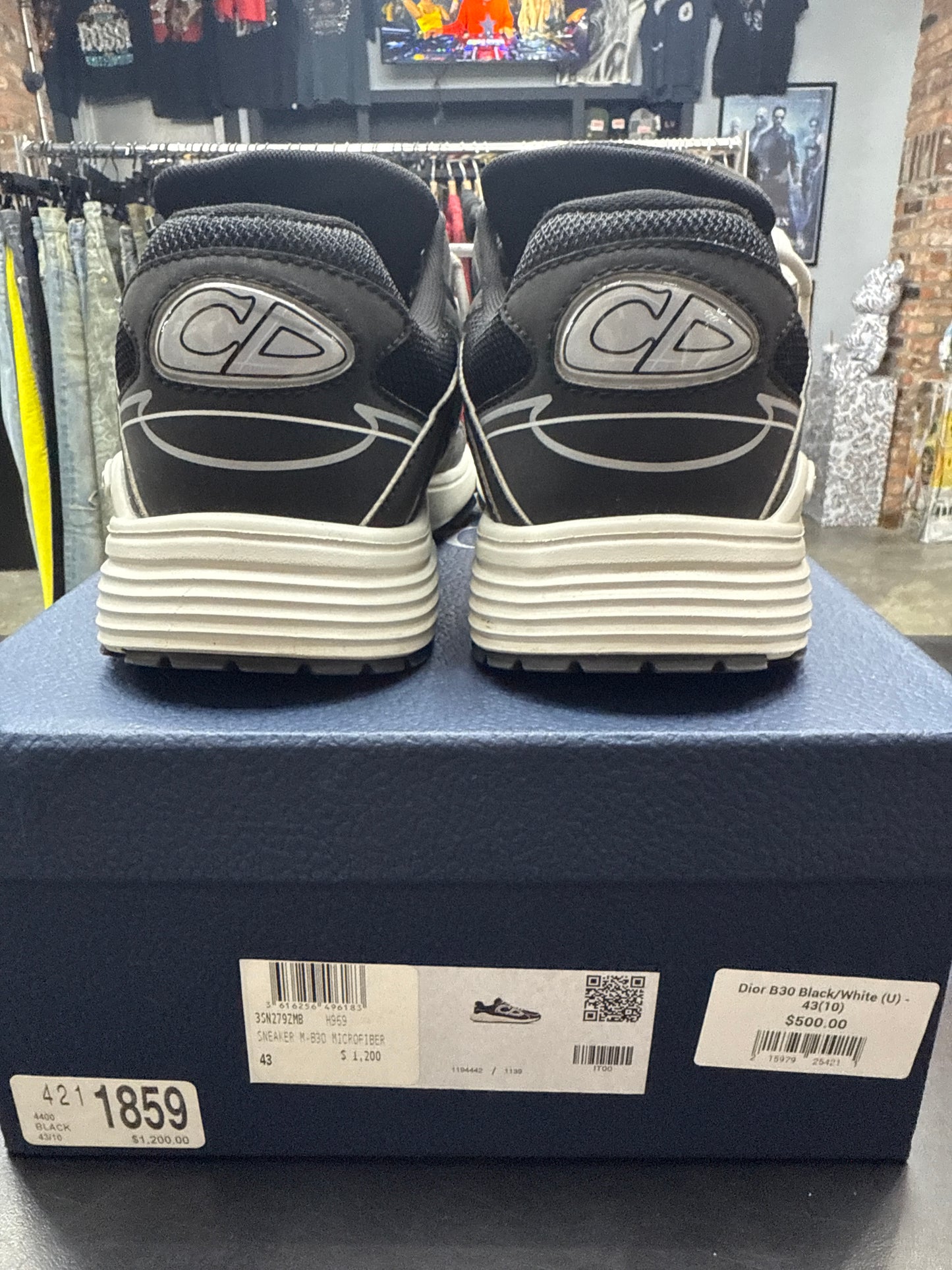 Dior B30 Black/White (U) - 43(10)