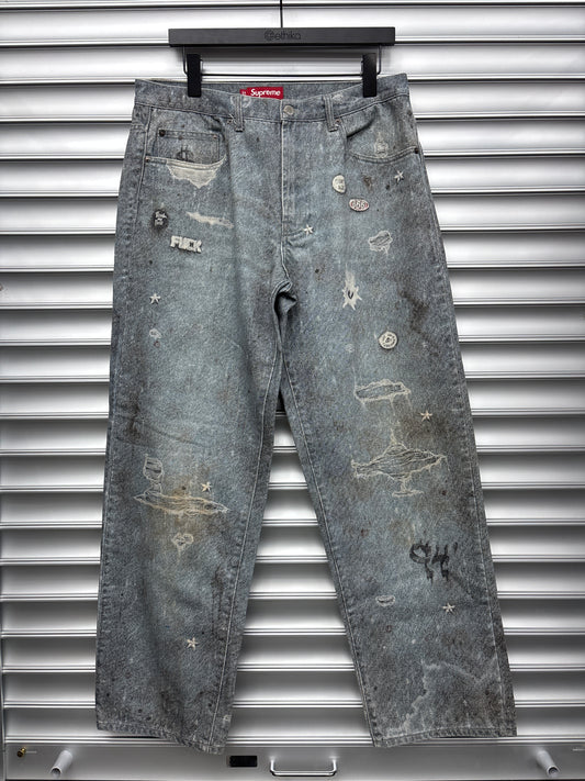 Supreme Fuck 666 Denim - 32
