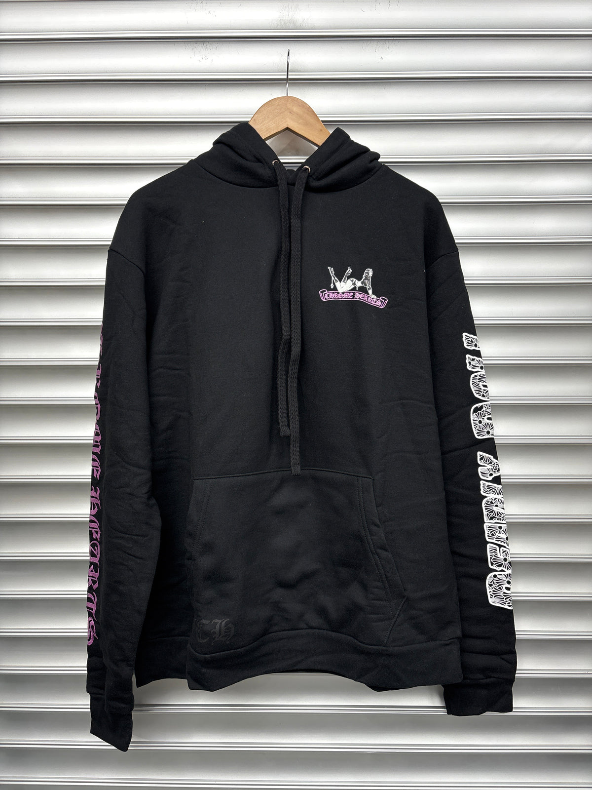 Chrome Hearts Deadly Doll Black Hoodie - M **