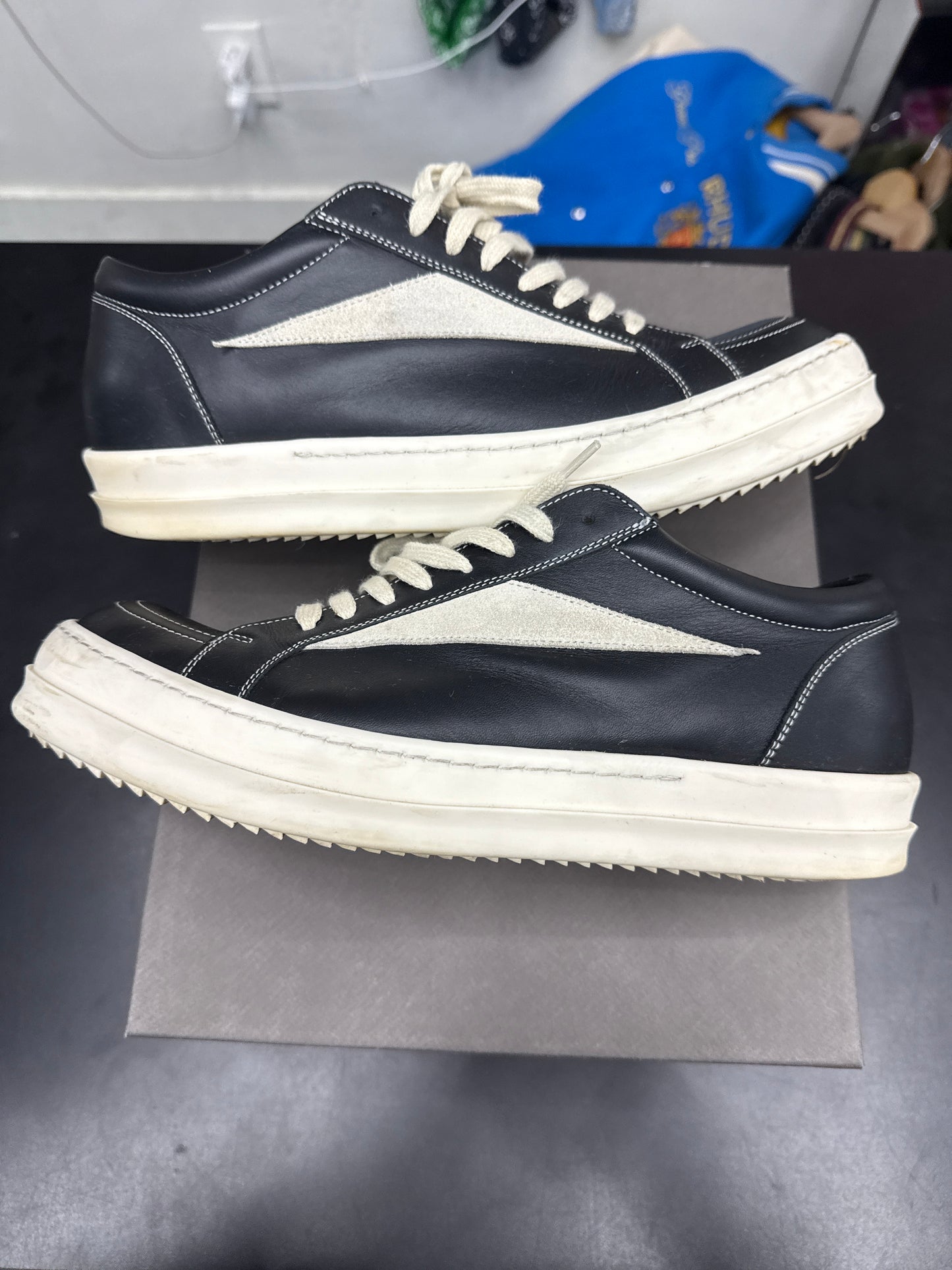 Rick Owen Vintage Black Leather (U) - 43(10)