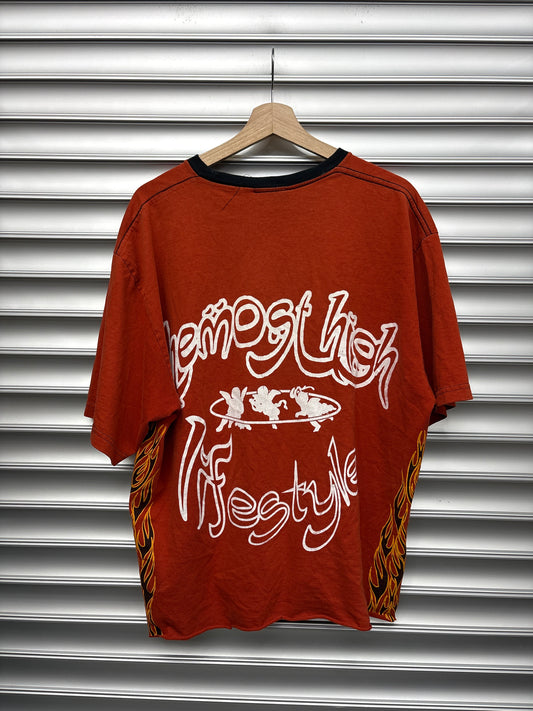 The Most High Orange Flame Tee - M**