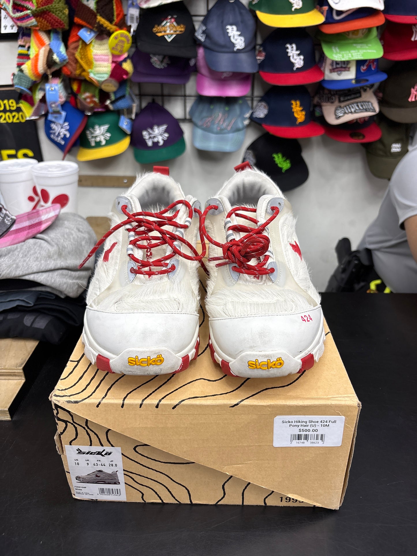 Sicko Hiking Shoe 424 Full Pony Hair (U) - 10M