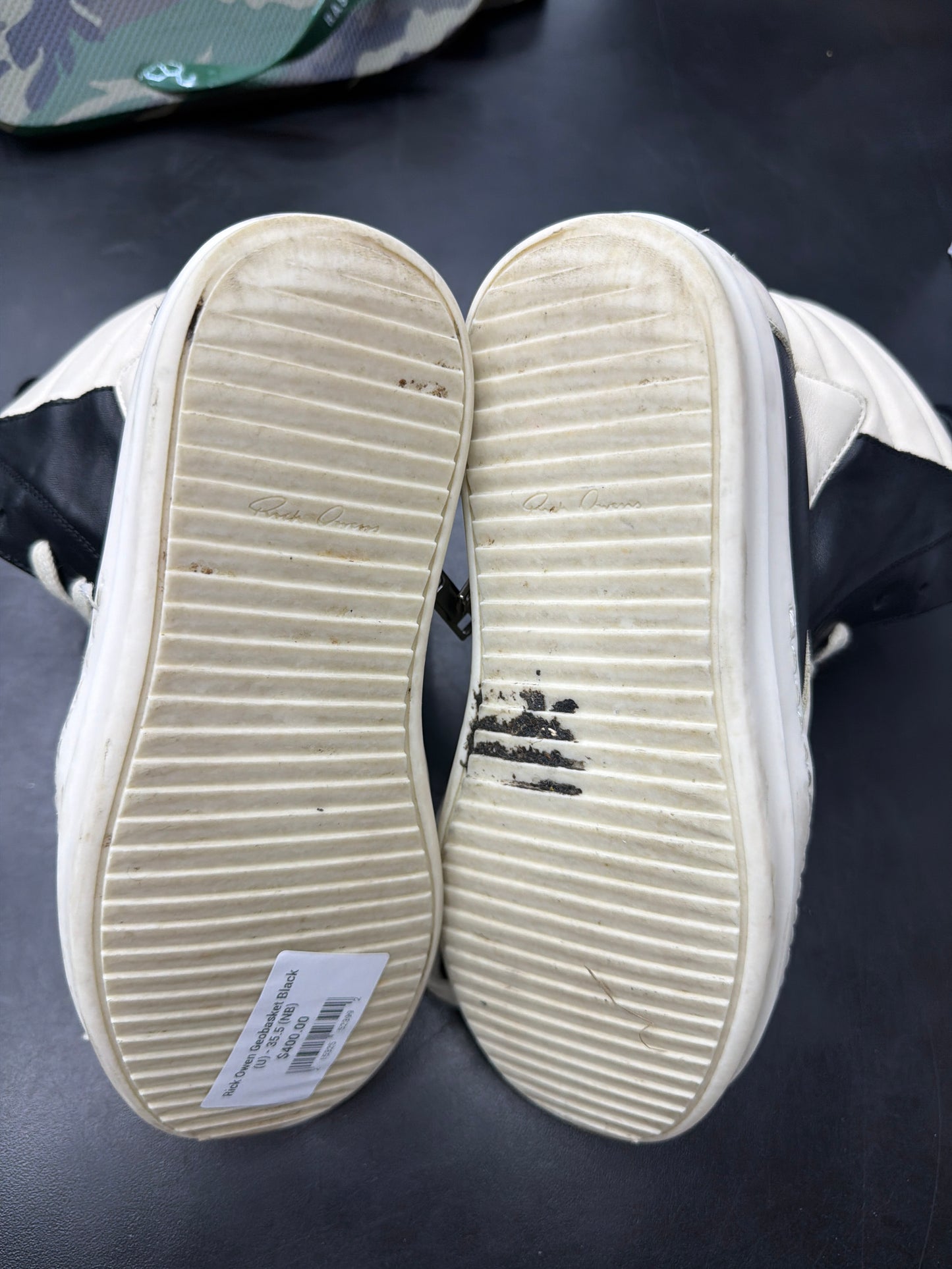 Rick Owen Geobasket Black (U) - 35.5 (NB)