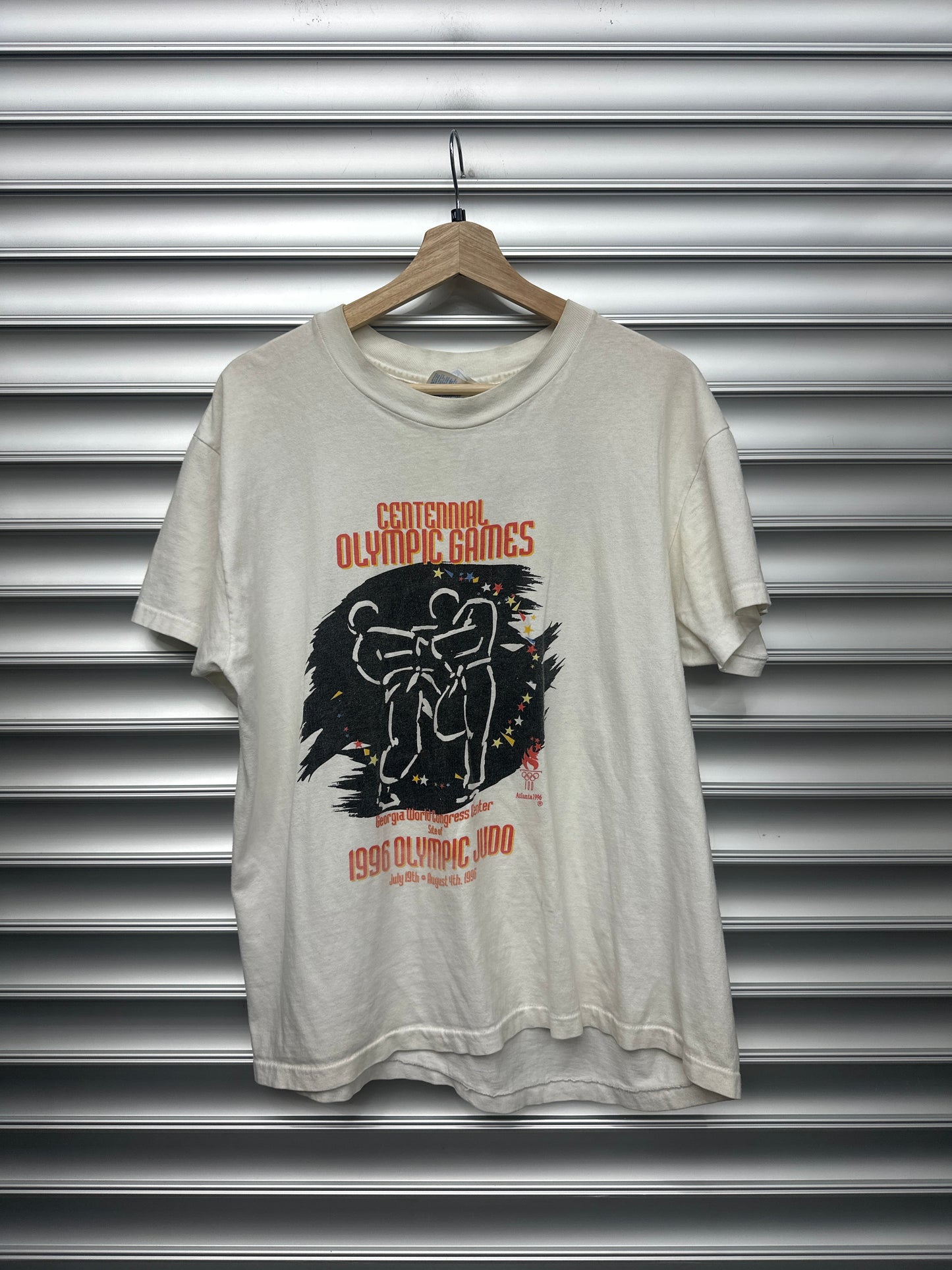 Vintage Olympic Games Judo Tee - L