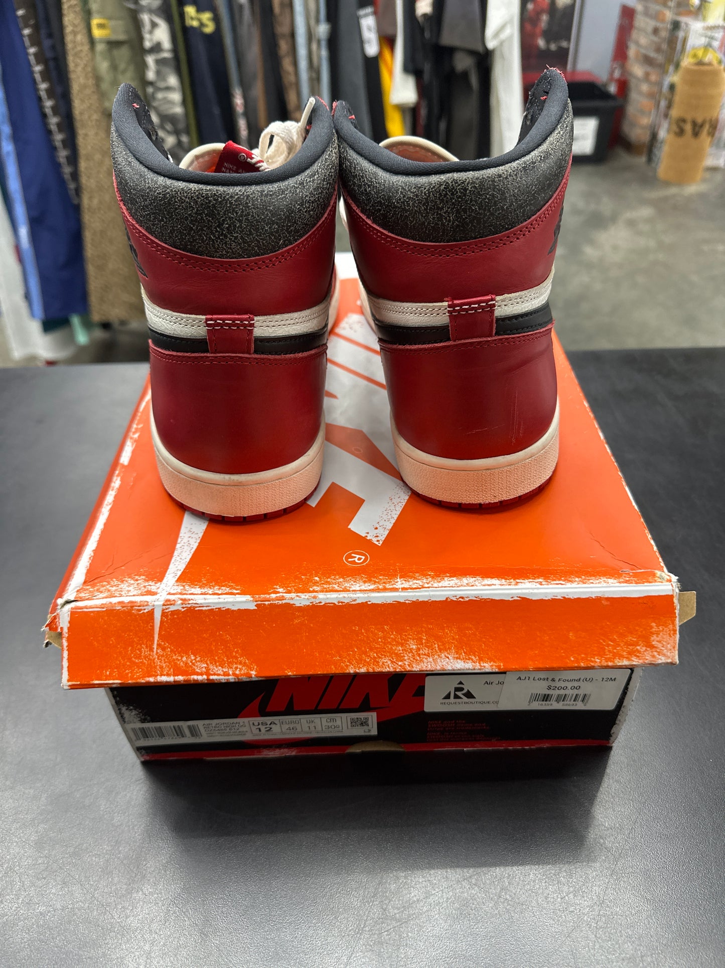 AJ1 Lost & Found (U) - 12M