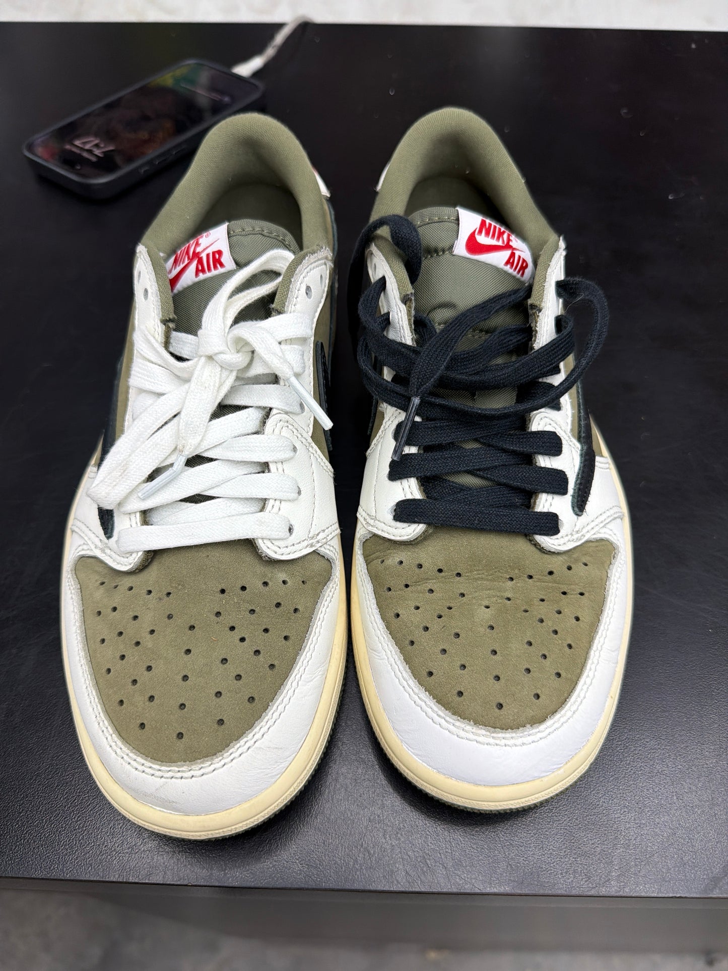 AJ1 Low Travis Scott Olive (U) - 7M (NB)