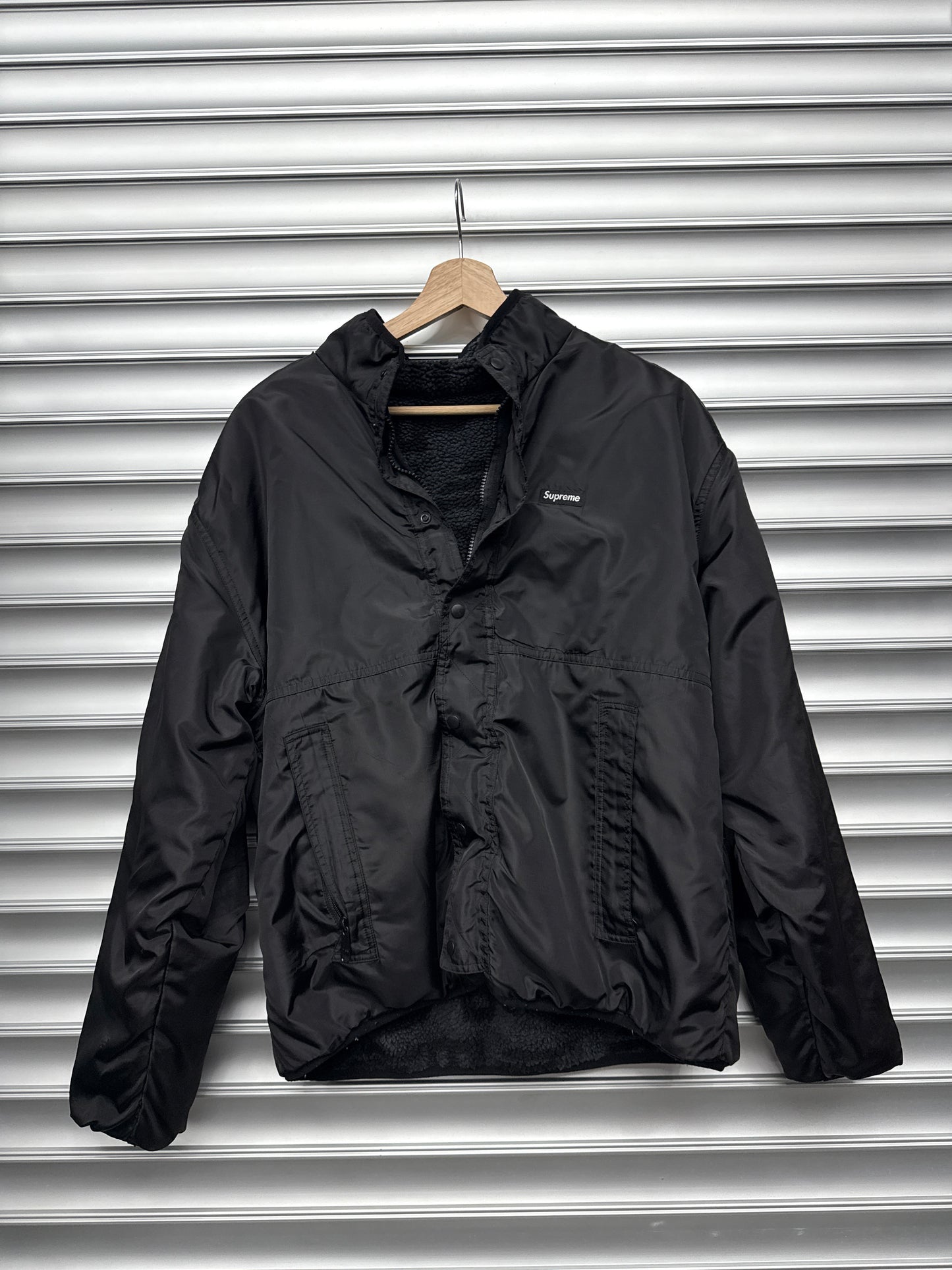 Supreme Reversible Fleece Jacket - M