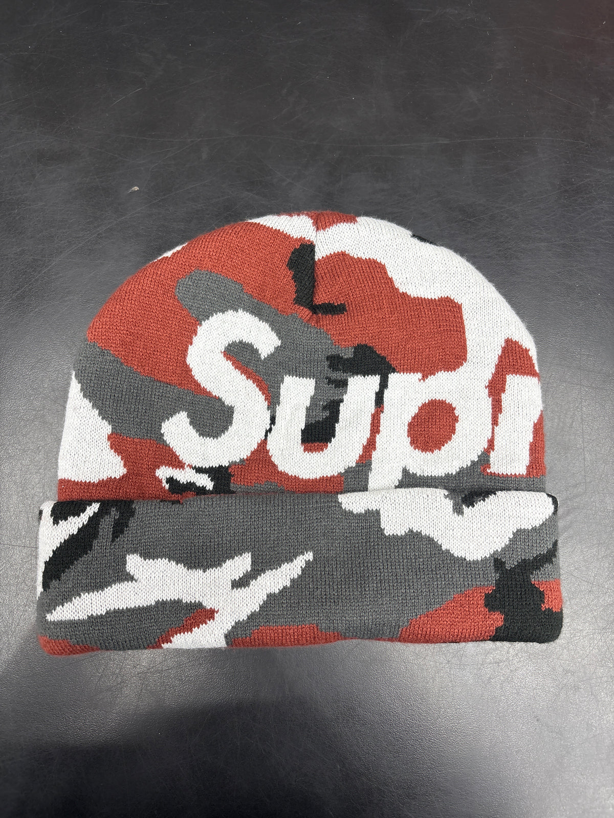 Supreme Brown Camo Beanie**