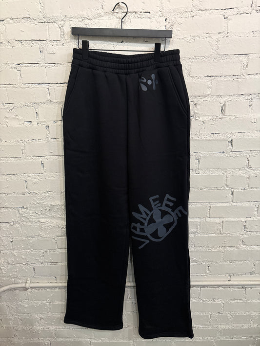 Plus One Black Sweatpants - S