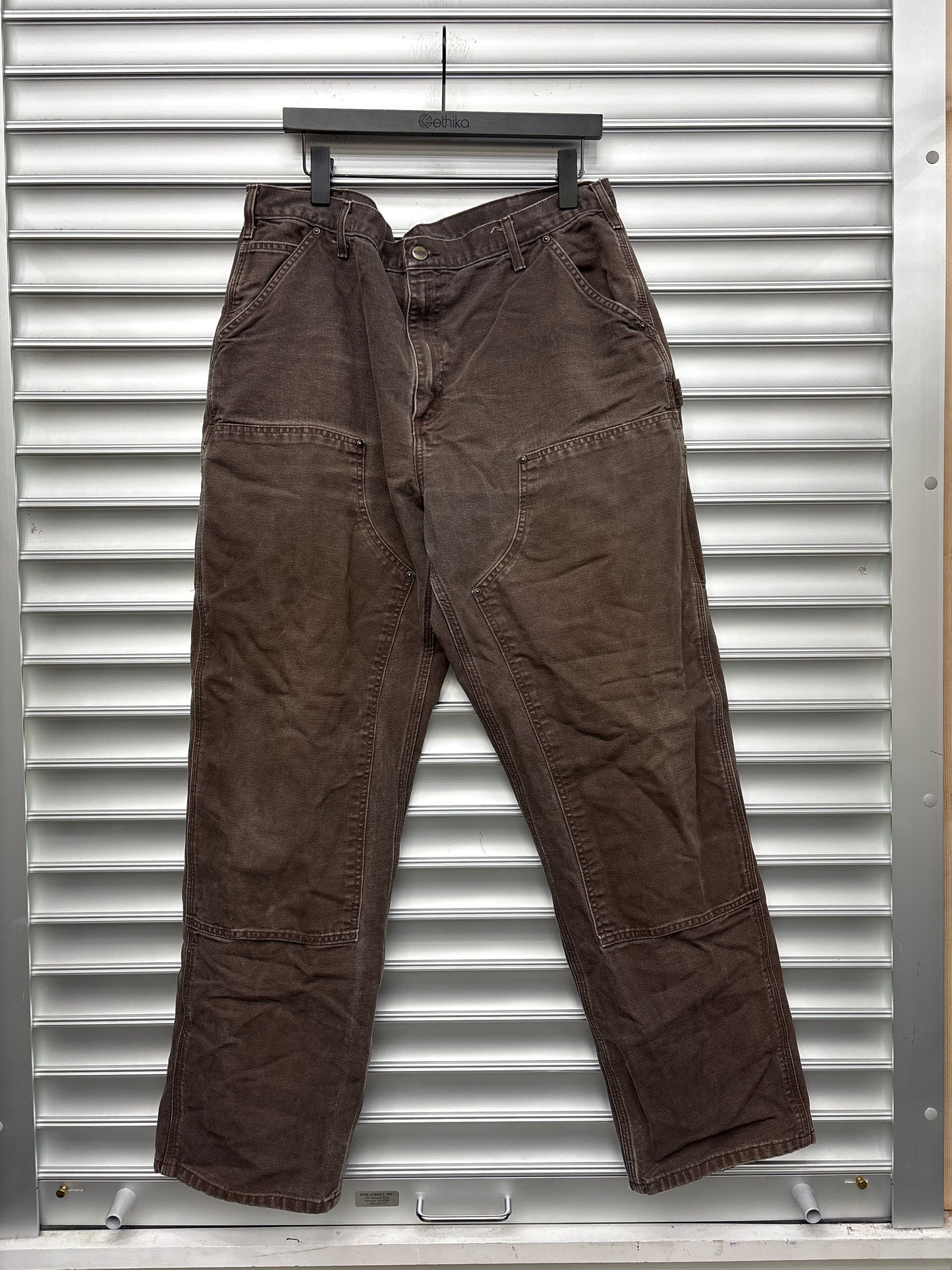 Vintage Brown Carhartt Double Knees - 38**