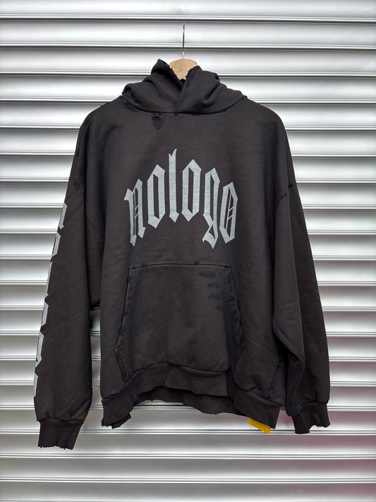 Balenciaga No Logo Hoodie - L