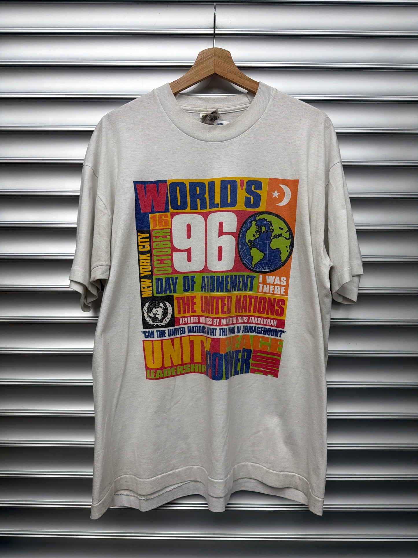 Vintage World 96 Day Of Atonement Tee - XL