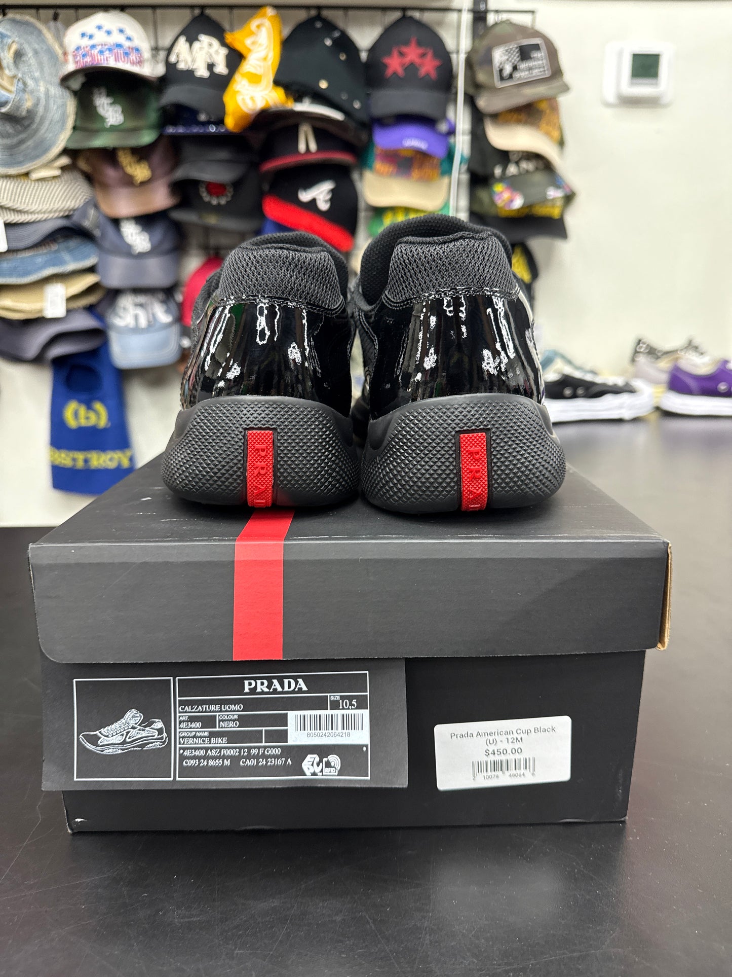 Prada American Cup Black (U) - 12M