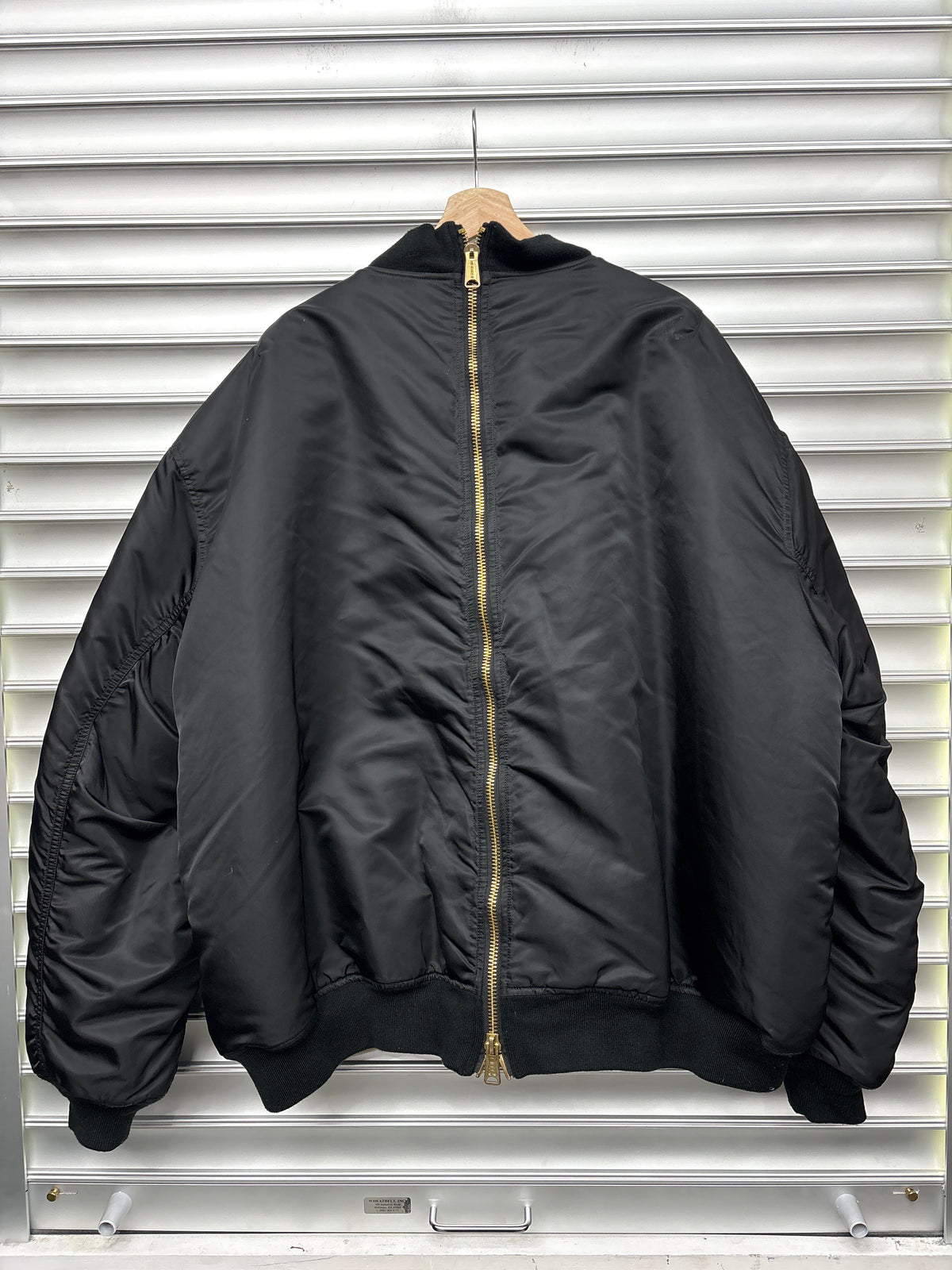 Vetements Split Black Bomber Jacket - M **