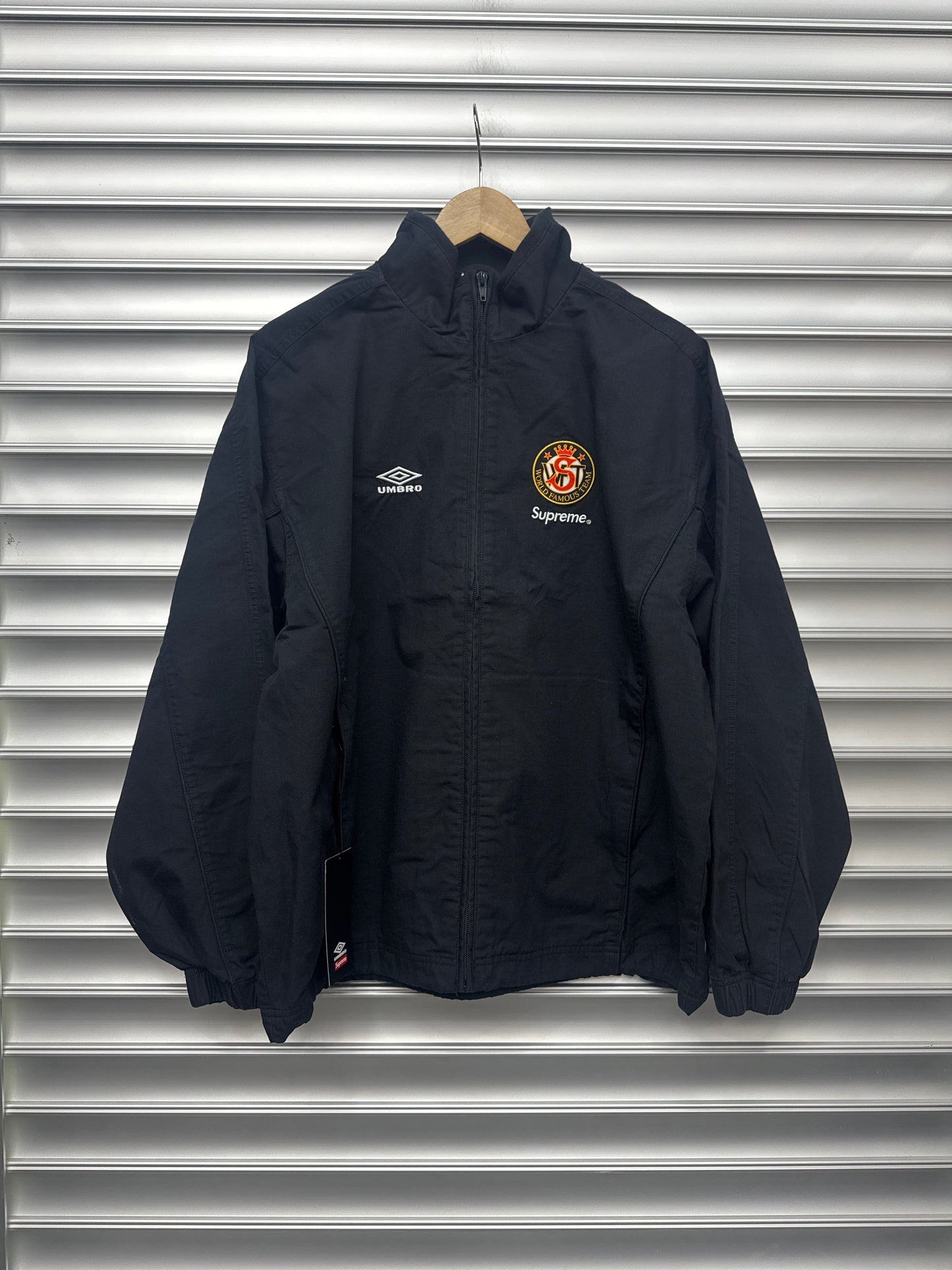 Supreme Umbro Black Zip Up - S