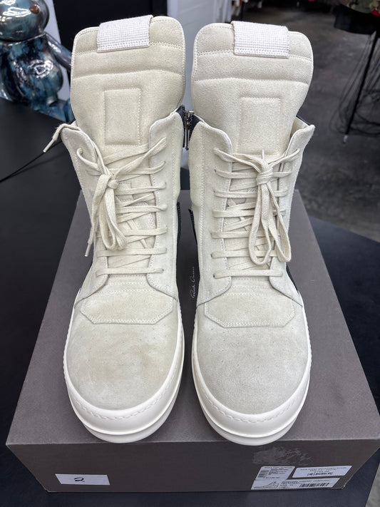 Rick Owen Geobasket Suede Milk (U) - 46(13)