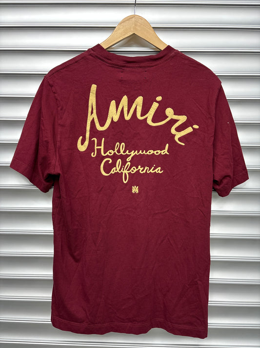 Amiri Maroon Tee - M