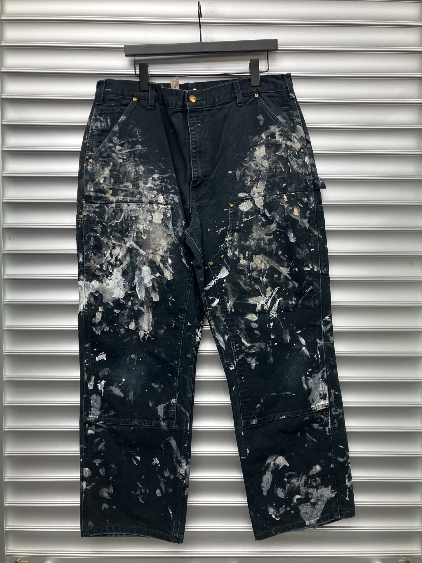 Vintage Paint Splatter Carhartt Double Knees - 38