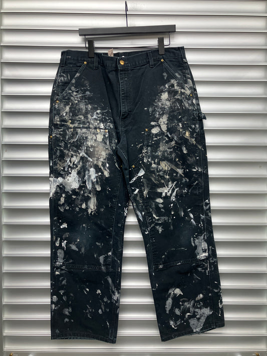 Vintage Paint Splatter Carhartt Double Knees - 38