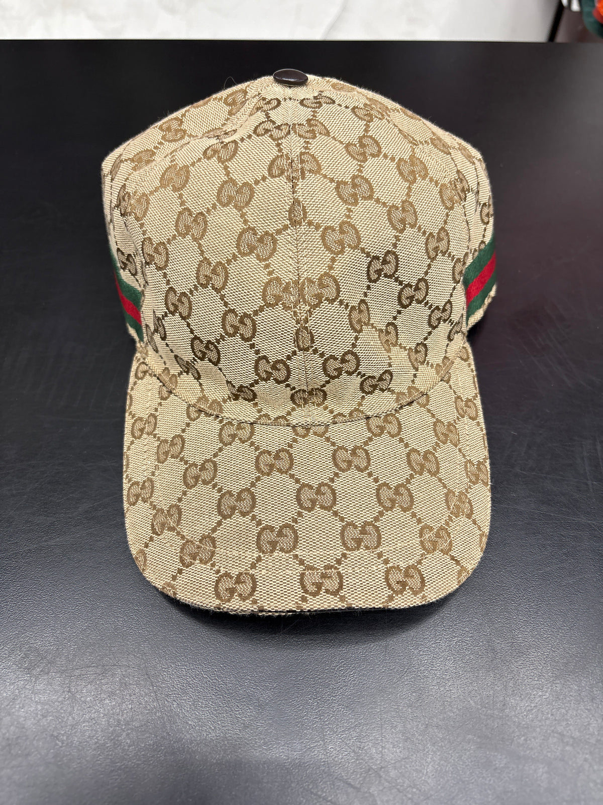 Gucci Monogram Hat - L**