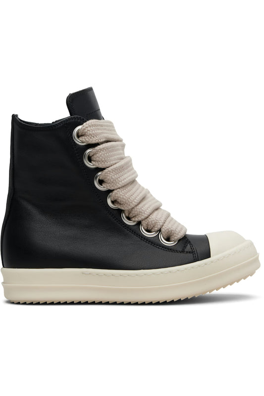 Rick Owen High Top Jumbo Lace Black - 39.5**