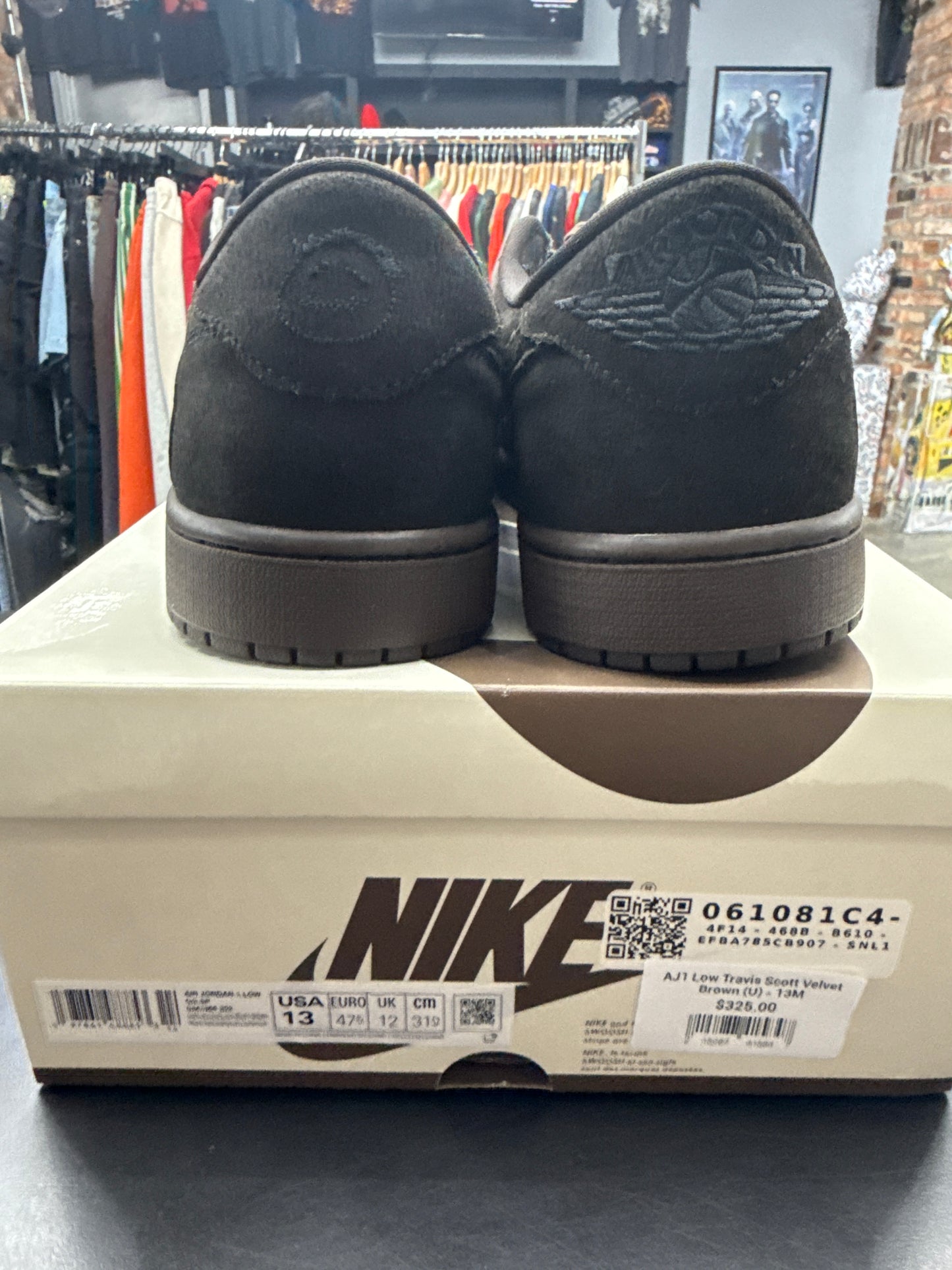 AJ1 Low Travis Scott Velvet Brown (U) - 13M