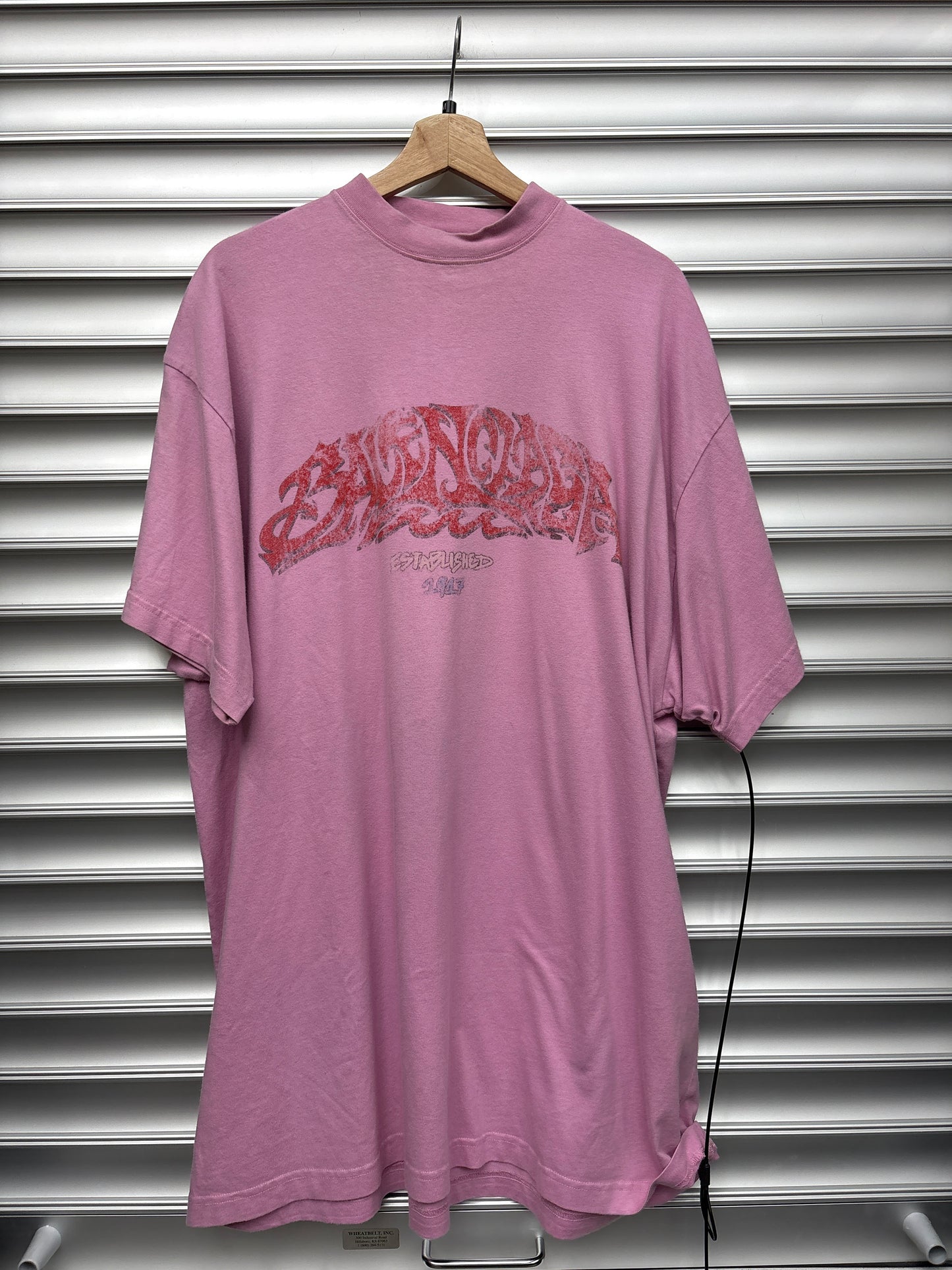 Balenciaga Pink Tee - 2**