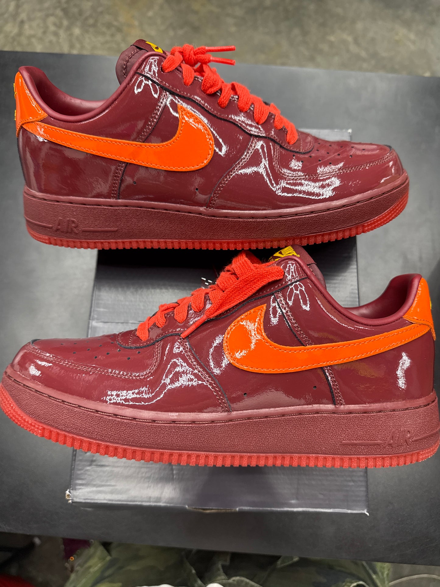 AF1 Patent Dark Team Red (U) - 10.5M