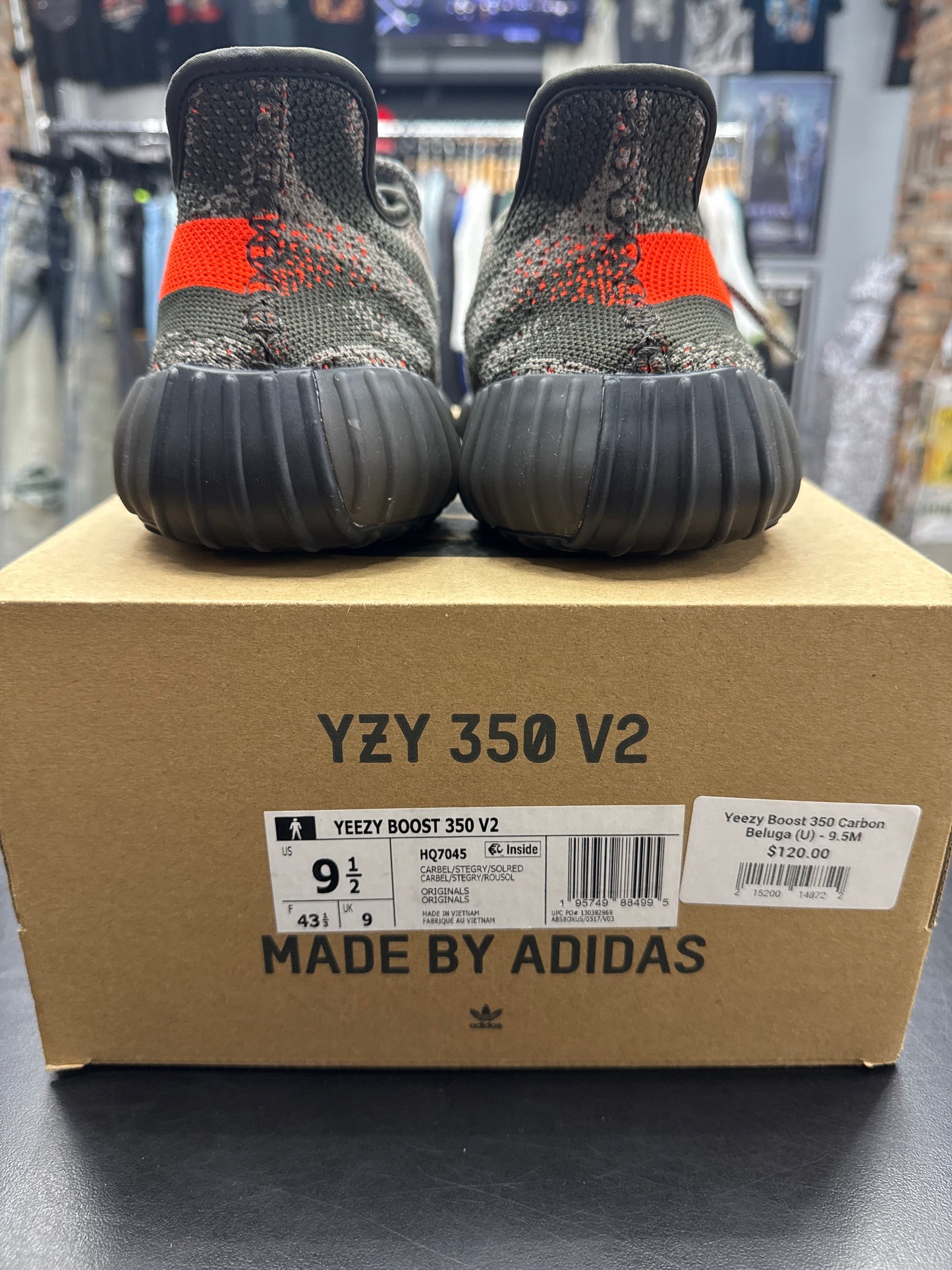 Yeezy Boost 350 Carbon Beluga (U) - 9.5M