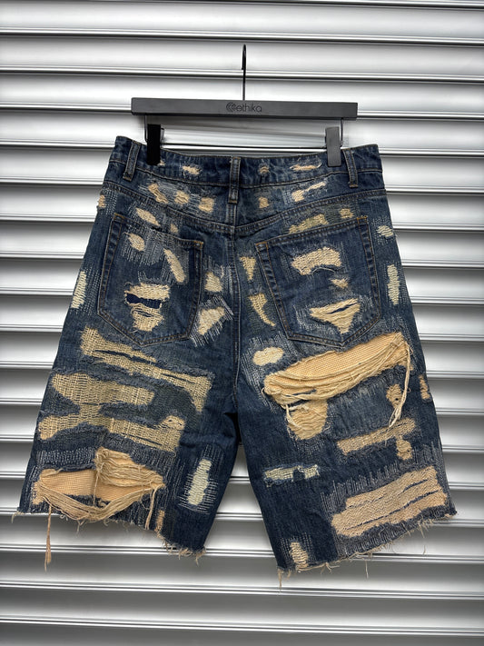 Sample Boro Denim Shorts - 36