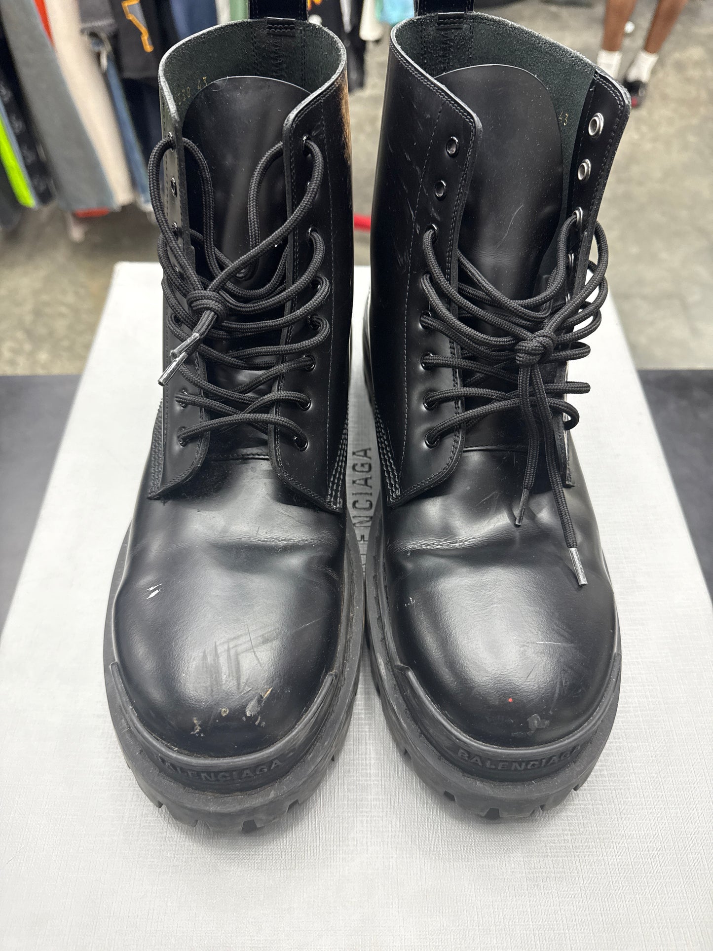 Balenciaga Strike Boot Leather (U) - 43(10)