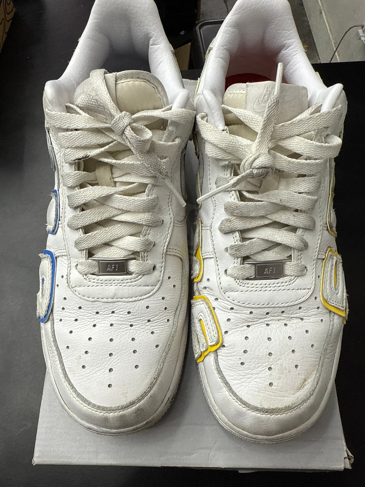 AF1 CPFM White/Blue/Yellow (U) - 9.5M**