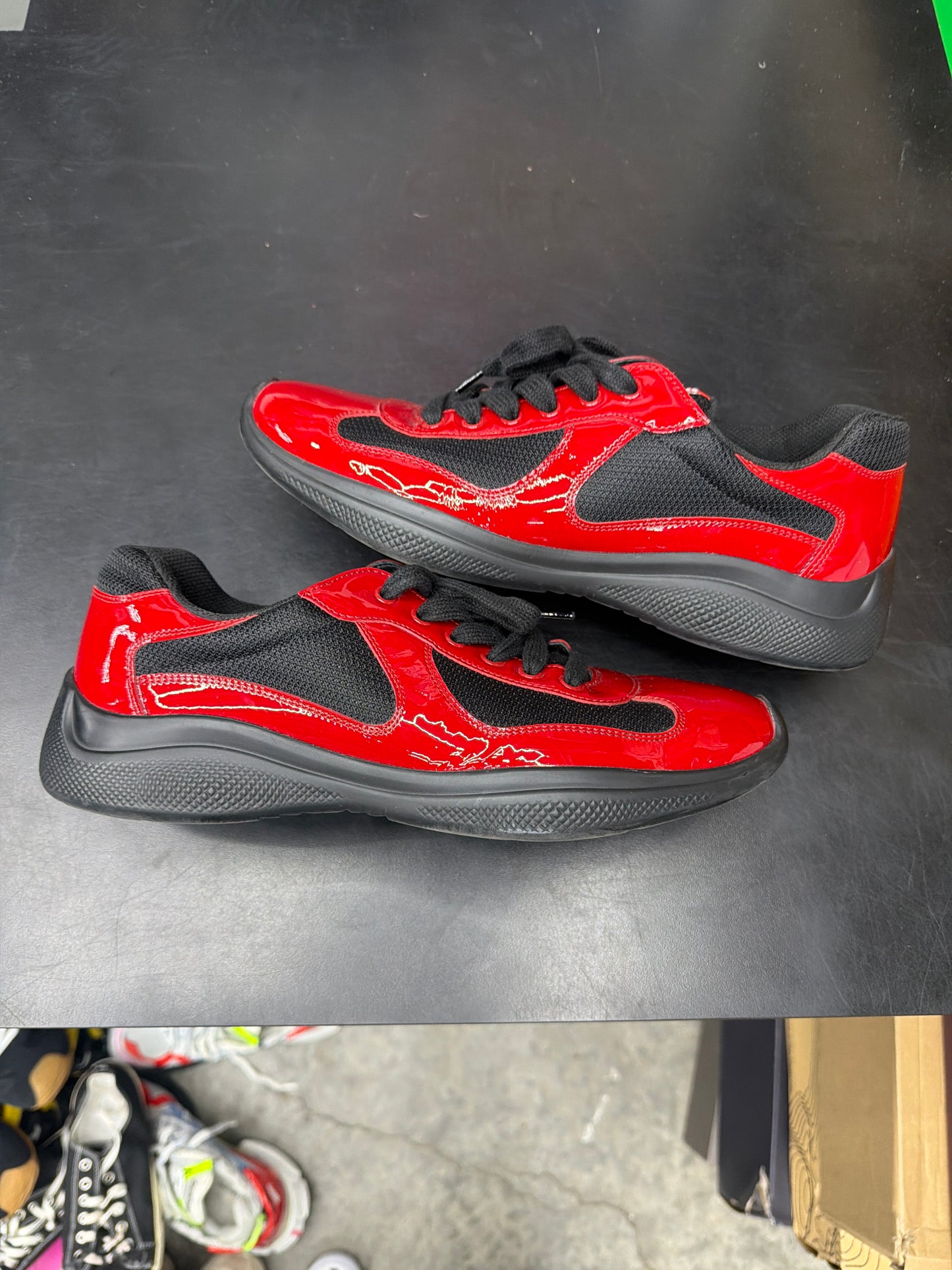 Prada American Cup Red/Black (U) - 9.5M (NB)