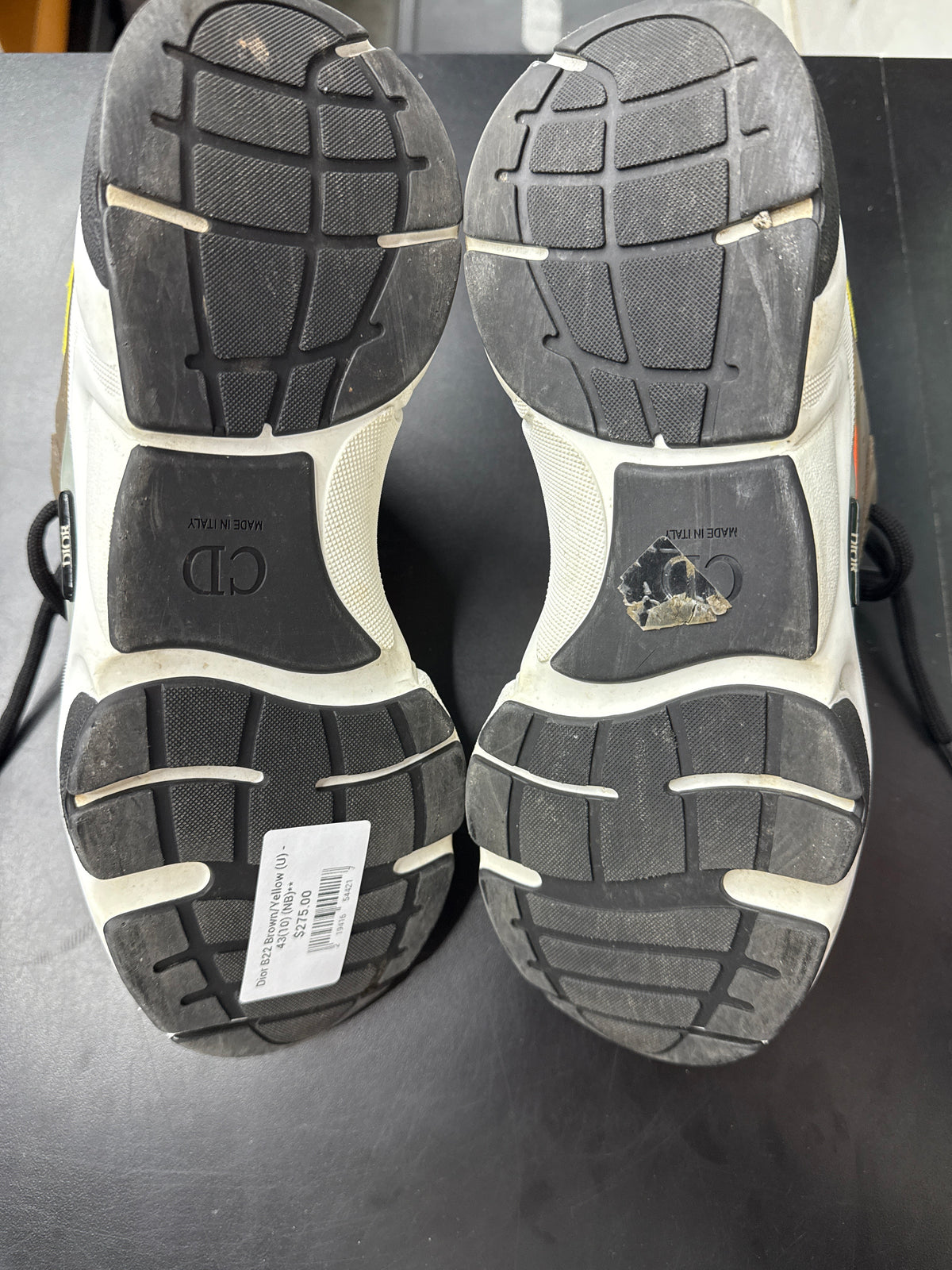 Dior B22 Brown/Yellow (U) - 43(10) (NB)**