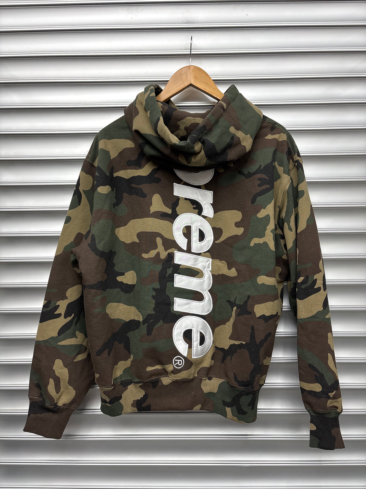 Supreme Camo Hoodie - S